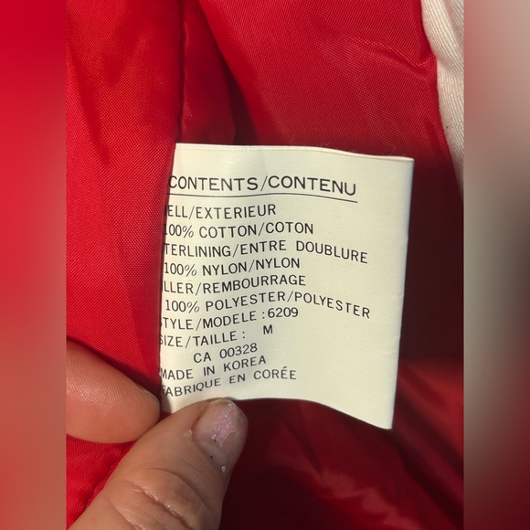 PIZAZZ Vintage 90s Cream Cotton Parka Faux Fur Collar Aspen Ski Lodge NWT M/L - Picture 11 of 17